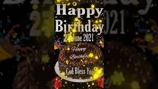 27 June 2021 Happy Birthday Birthday Wishes Birthday Songwhatsapp Happy Birthday Video