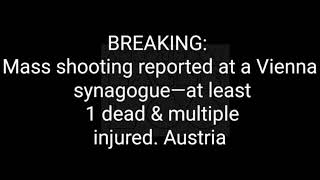 Breaking .Mass shooting reported at a vienna.