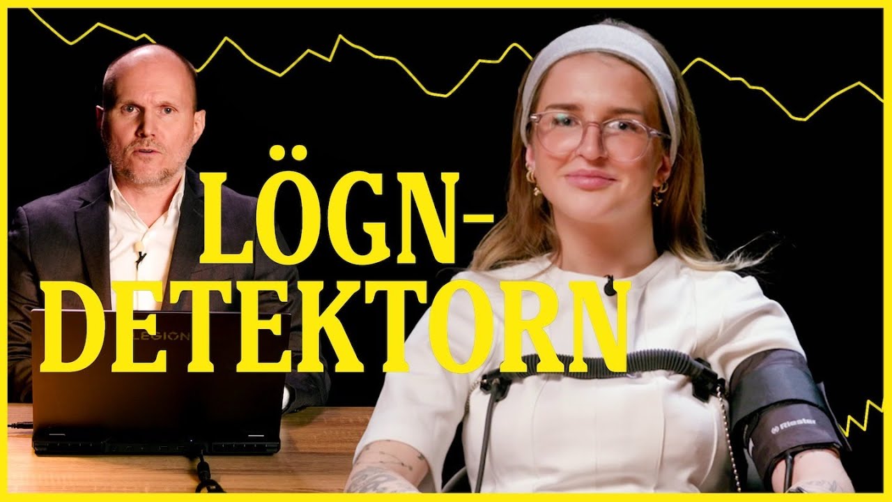 Mirabell Lundgren avslöjar allt i Lögndetektorn