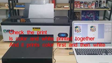 Whole printing process demo for new customer of ACHI A3 DTF printer #dtfprinter #dtf #dtfprints