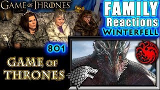 Game of Thrones | 801 | Winterfell | FAMILY Reactions