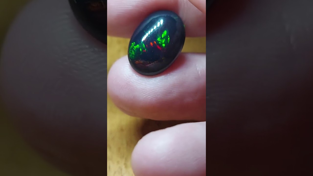 Flashy 5 CRT black opal WWW.PUREGEMSTONES.ETSY.COM