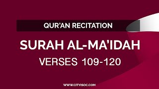Surah Al-Ma'idah Verses 109-120 : Hayder Al-Haatimee : سورة المائدہ