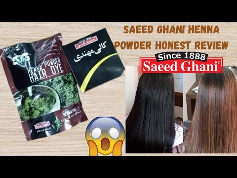 #SaeedGhani Black/brown Henna Powder - The Perfect Natural