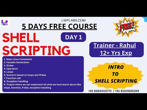 Lwplabs | Shell Scripting | DAY 1 | Introduction to Shell Scripting