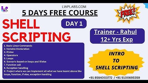 #devops  #shellscripting  | DAY 1 | Introduction to Shell Scripting