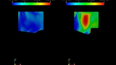CAT3410 engine NOx emissions comparison between Omega and Open W piston profiles video