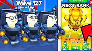 😱 SOLO ENDLESS TOP 1 With NEW SCIENTIST MECH!!🤯 Toilet Tower Defense