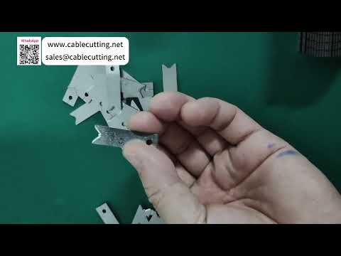 Custom Wire Harness Processing Equipment Tool Blades for Cutting and Stripping Machine - Video