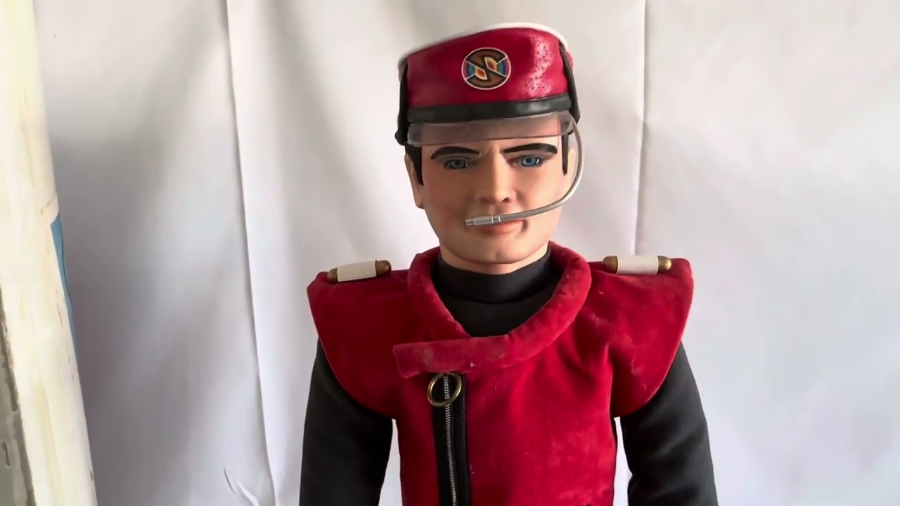 Vintage 1996 Gerry Andersons English Classic Porcelains Captain Scarlet 24 Inch Doll Figure Ltd Edd