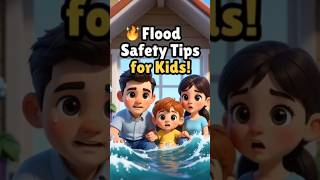 What To Do During a Flood 🌊 | Flood Safety for Kids | Smart Surviv #Shorts #youtubeshorts