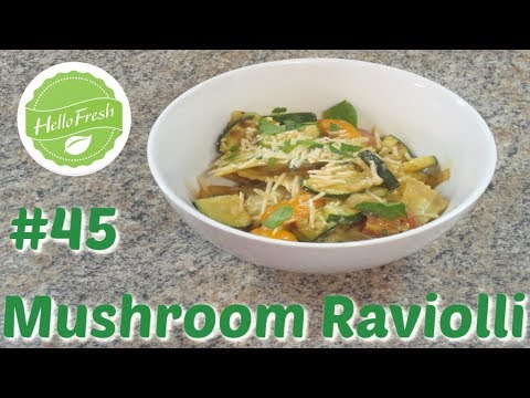 Hello Fresh Meal # 45 - Mushroom Ravioli + Promo Code!