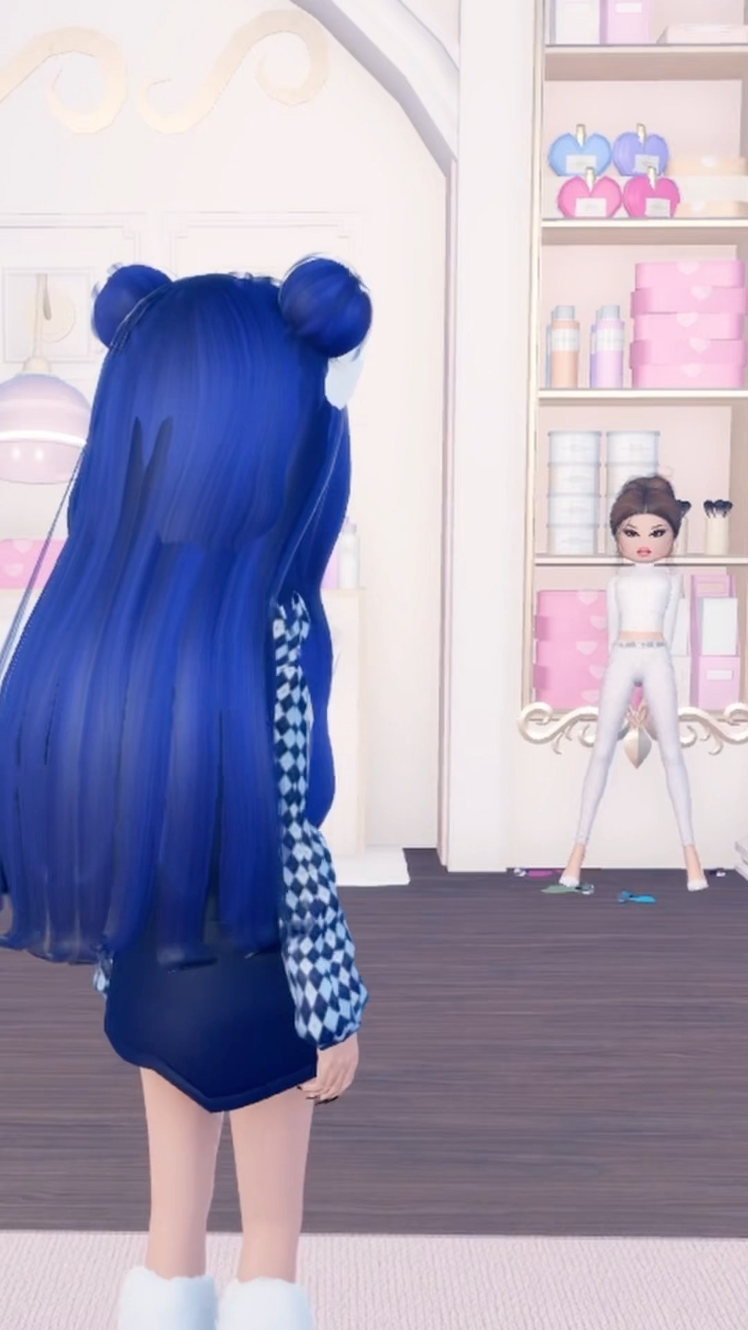 what is she hiding? ?