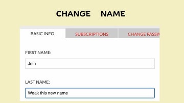 How to Change name in 2k Account