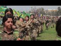 YPJ marks 13th anniversary with military parade in Syria's Qamishli