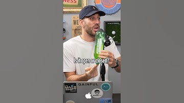 Is It OPEN Or CLOSED?! Can You Figure It Out? #shorts #open #closed #bottle #trick #riddle #prank