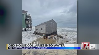 House in NC Outer Banks collapses