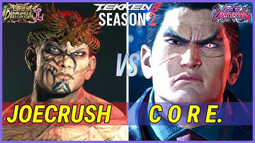 Tekken 8 | JoeCrush (Fahkumram) vs Core (Kazuya) Ranked Matches