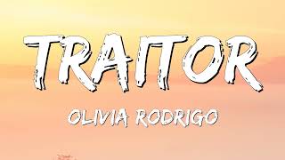 Traitor ↬ Olivia Rodrigo (Lyrics)