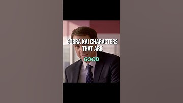 Characters that are good,broken or pure evil #cobrakai