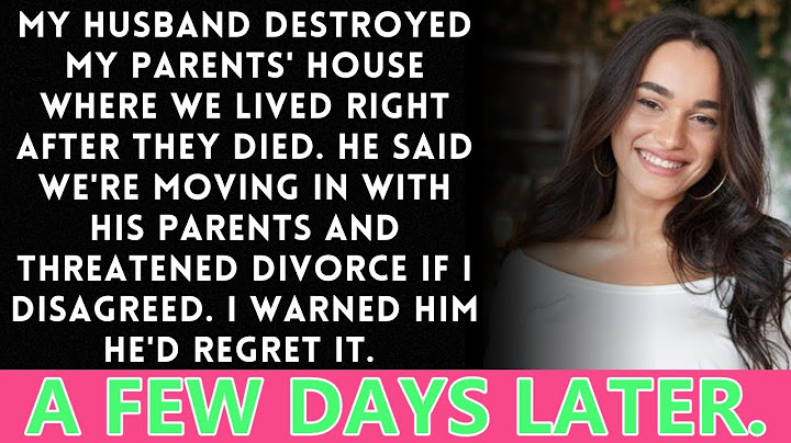 After my parents passed away, my husband secretly demolished our family home.
