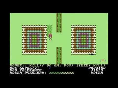 C64 Longplay - Hover Bovver (the first level)