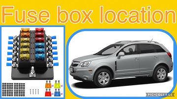 Fuse box location on a 2009 Saturn VUE