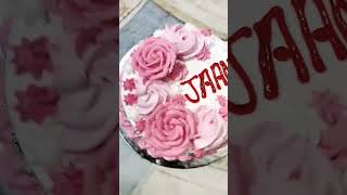 vanilla cake and beautiful cake roses are so beautiful ??? youtube cake trending shorts viral