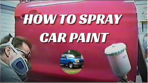 Spraying Nason Ful-Cryl / Ful-Thane Single Stage Paints - Panel Repair