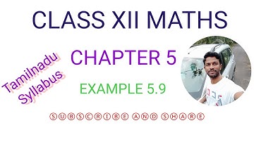 TN XII MATHS : CHAPTER 5 : TWO DIMENSIONAL ANALYTICAL GEOMETRY II, EXAMPLE : 5.9