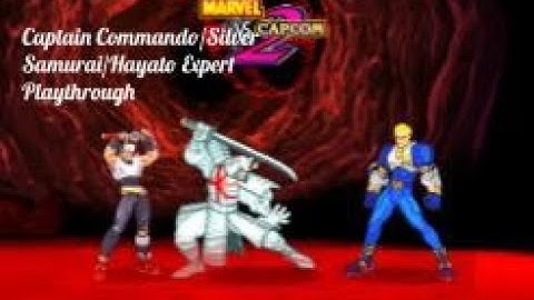 Marvel Vs. Capcom 2: Captain Commando/Silver Samurai/Hayato Expert Playthrough