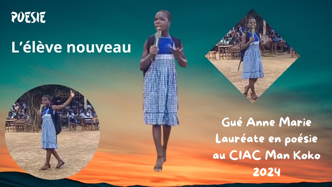 POESIE LELEVE NOUVEAU PAR GUE ANNE MARIE LAUREATE DU CIAC 2024