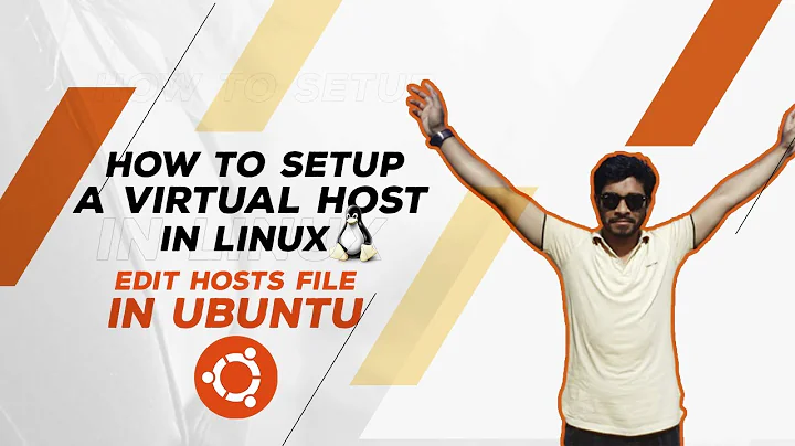 How to setup a virtual host in Linux in Ubuntu | edit hosts file