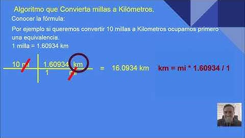8.2 Cusro Programación - Pseudocódigo - Convertir Millas a Kilómetros