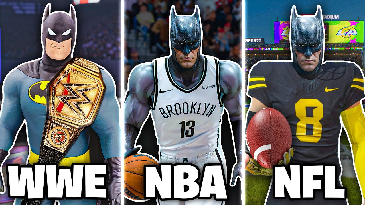 I Put Batman In EVERY Sport! - YouTube