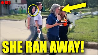 Mom CONFRONTS MAGA Senator, Staff LUNGES TO STOP HER!