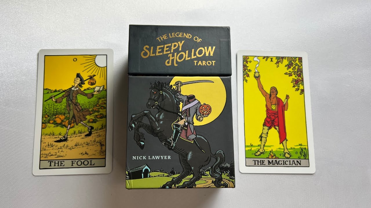 The Legend of Sleepy Hollow Tarot Cards | Classic Headless Horseman Edition | Guidebook Box Set
