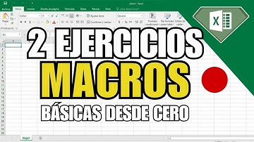 2 EJERCICIOS PARA USAR MACROS EN EXCEL BÁSICOS - APRENDE A UTILIZAR MACROS DESDE CERO