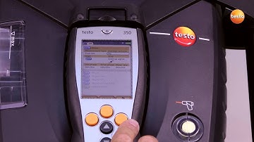 testo 350: Setting measurement program (3/13) | Be sure. Testo
