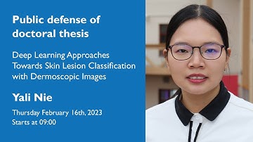 Public defense of doctoral thesis in electronics with Yali Nie