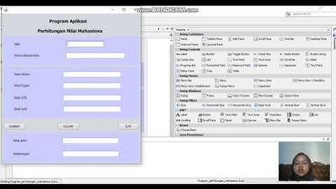 Tutorial Membuat Aplikasi Perhitungan Nilai Mahasiswa Menggunakan Java GUI