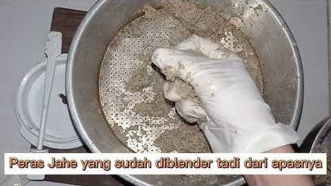 CARA PEMBUATAN SIRUP JAHE MERAH