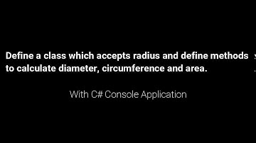 Program to calculate Area Diameter Circumference of circle using function with C#