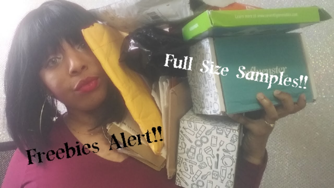 freebies and full size samples..