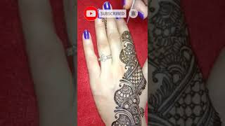 Beautiful back hand mehndi design | mehndi designs |slower version visit Neelam Mehandi Arts