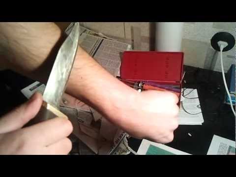 Первый опыт по заточке ножа на Lansky, смотреть до конца))