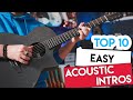 TOP 10 (and EASY!) ACOUSTIC Guitar INTROS - Enya X3 PRO
