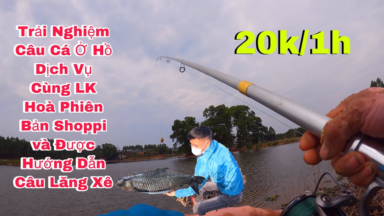 Ba Sói TV | Trải nghiệm câu cá Hồ Dịch Vụ cùng LK Hòa phiên bản shoppi và được hướng dẫn câu lăng xê