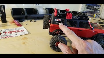 scx24 bronco mods update Treal high clearance links!