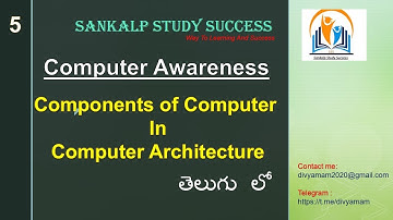 Components of the Computer in Computer Architecture - Computer Awareness - Lecture 5